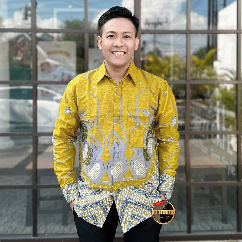 Product image Ks muslim fashion - Batik sarimbit atasan wanita couplen kemeja dan tunik motif mafaza M Kemeja mafaza