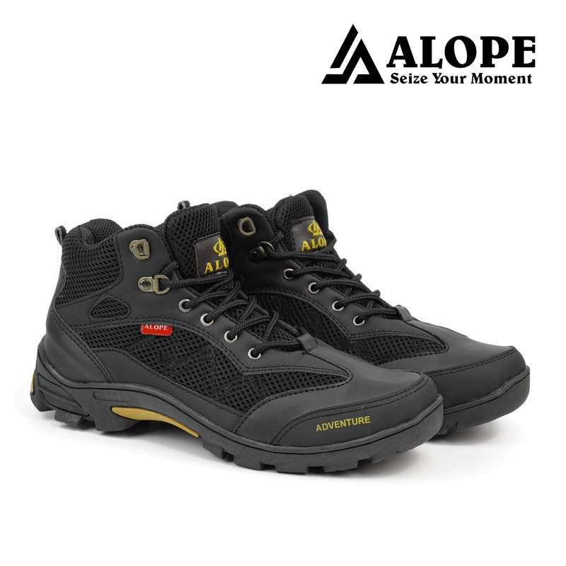 Product image ALOPE OFFICIAL - ALOPE OFFICIAL - BELI 2 SEPATU F 07 GRATIS KEMEJA POLOS PENDEK WARNA RANDOM 39 HITAM