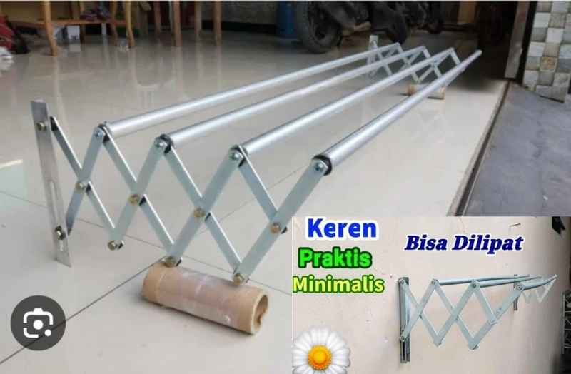 Product image Galeripuko - Jemuran Lipat Dinding jemuran dinding random [PO 3 hari Kerja]