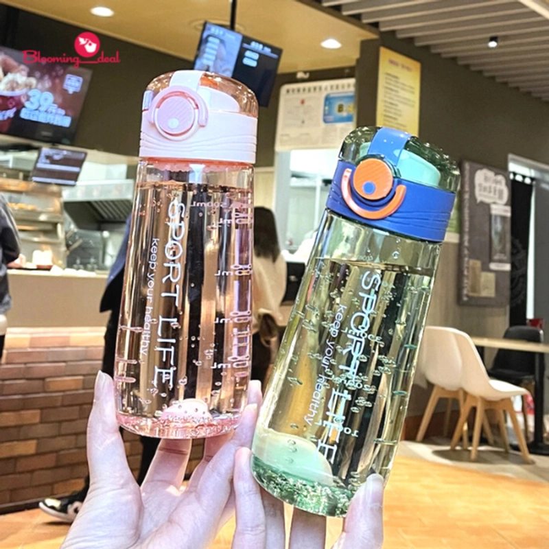 Product image Blooming_Deal - Botol Minum Sport Life 520ml / Botol Minum Plastik Anak Dewasa 520 ml HX925 RANDOM