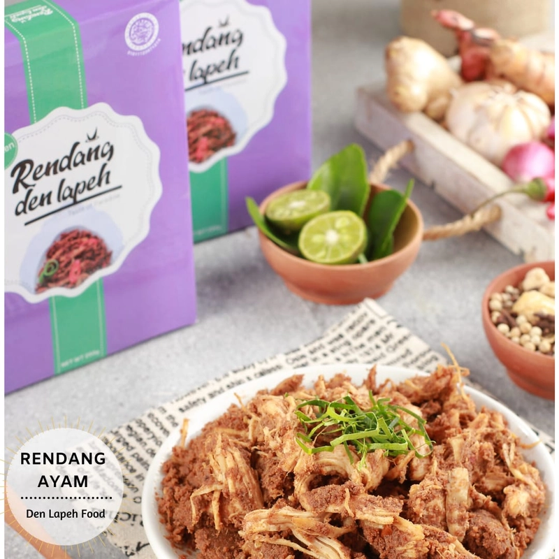 Product image Rendang Den Lapeh - Rendang Ayam Asli Padang Rendang Premium 250 Rendang ayam