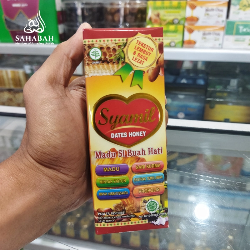 Product image Sahabah Store - Syamil Dates Honey - Madu Anak Syamil - Madu Buah Hati - Madu Anak 125 ml Alami
