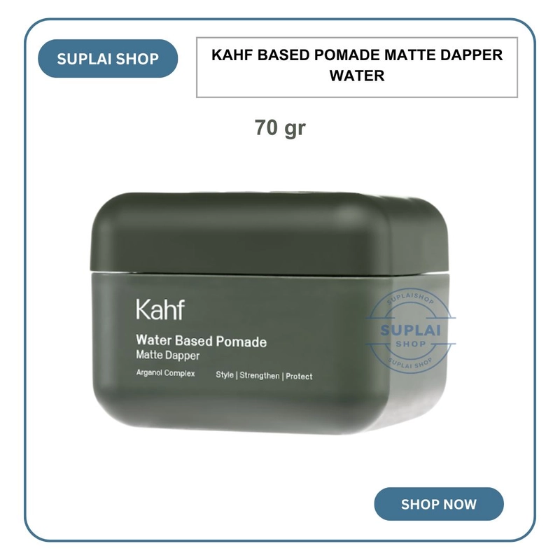 Product image SUPLAI SHOP - SUPLAI SHOP - Pomade Krim Rambut Tipis Rapi Kahf 70 g Matte Dapper
