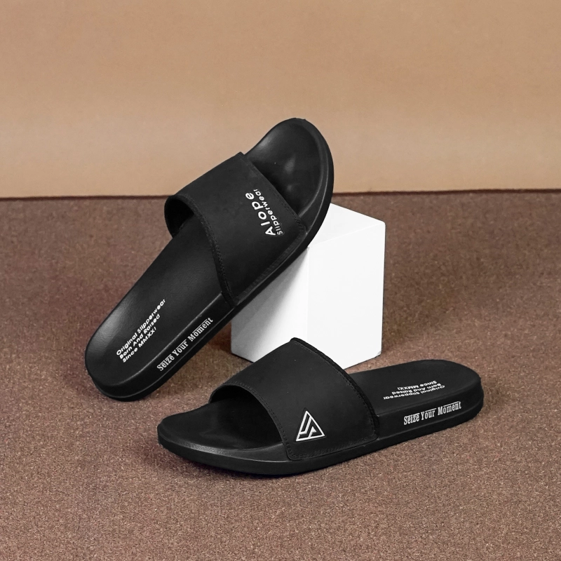 Product image ALOPE OFFICIAL - ALOPE - BUY 1 GET 1 SANDAL SELOP HUGO PRIA WANITA 39 HITAM