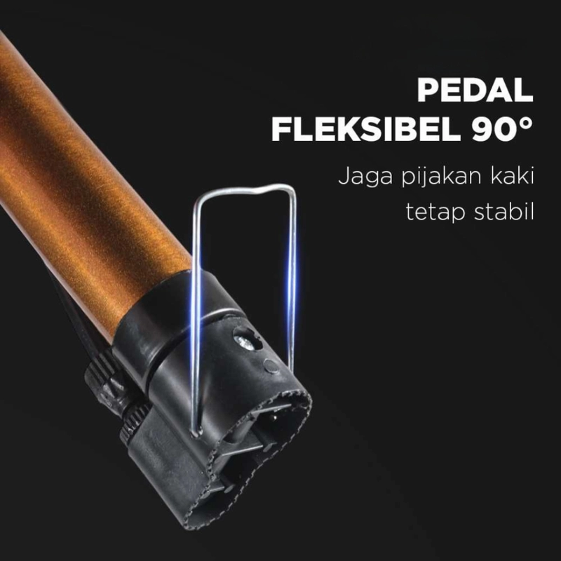 Product image KAMJE Pompa Angin Ban Motor Sepeda Balon Mini Portable Serbaguna KMJ011 KMJ011 KUNING