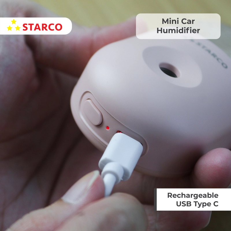 Product image Starco - Starco Mini Car Humidifier Pelembab Mobil Air Humidifier 300g Hijau