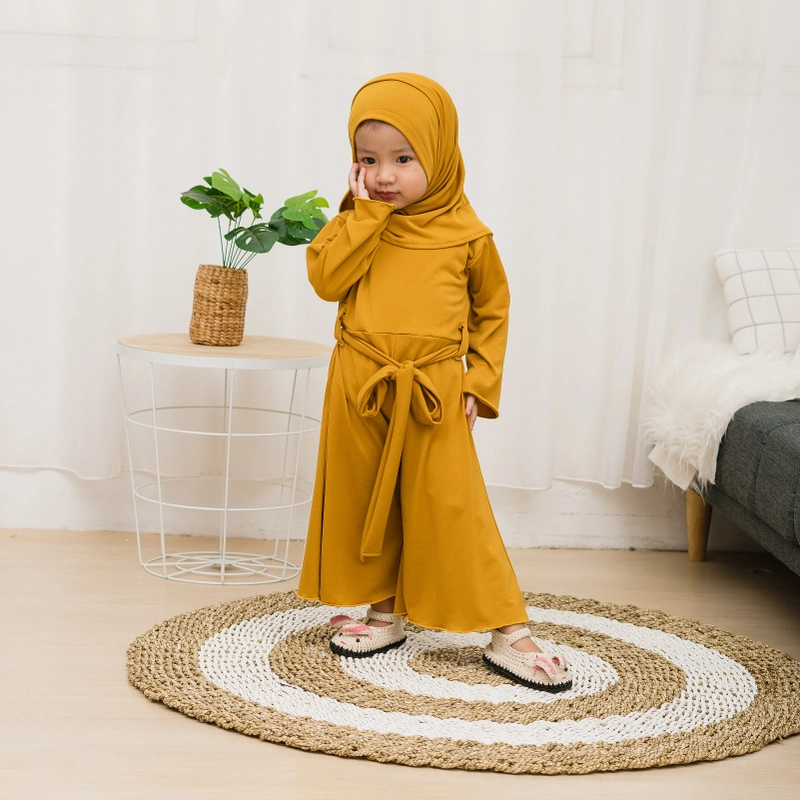 Product image Kakakeyza official - Gamis anak jumsuites set hijab untuk anak usia 1 sd 7 tahun XS 001