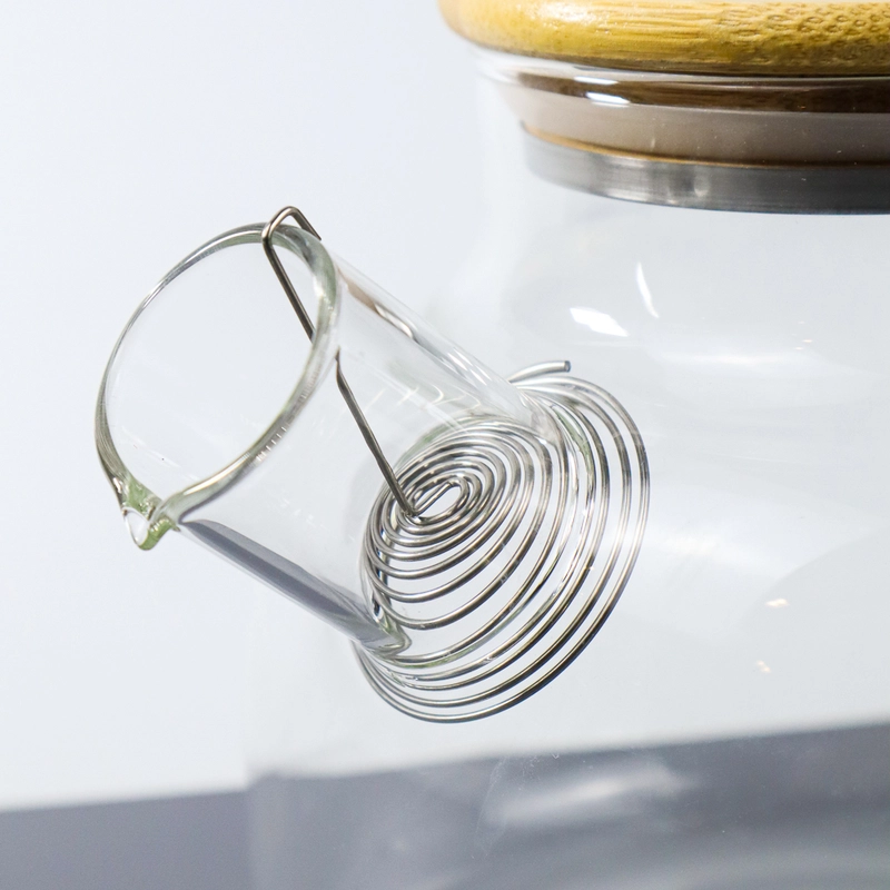 Product image RUMAH RAYA - (PO) Teko Pitcher Teapot Maker Glass 1L- BR-384 1 Liter Putih