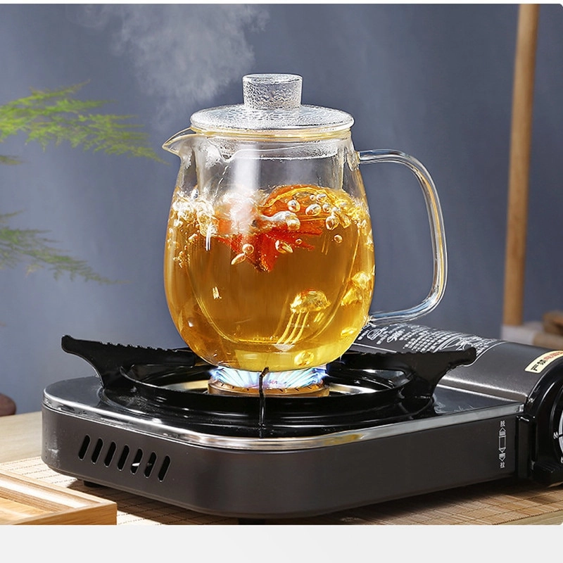 Product image RUMAH RAYA - (PO) Teko Pitcher Glass Japanese Style 1200ml - CV102 1200 ml Putih