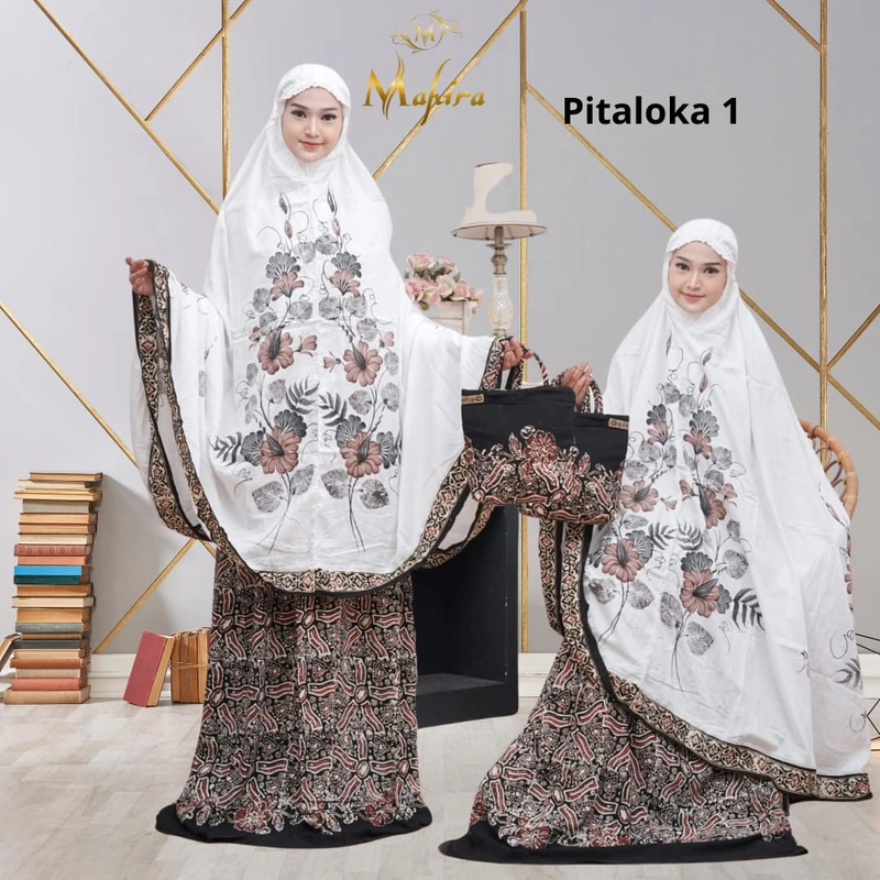 Product image Mahira Boutique - Mukena Potongan dewasa Pitaloka 2 Series allsize pitaloka1
