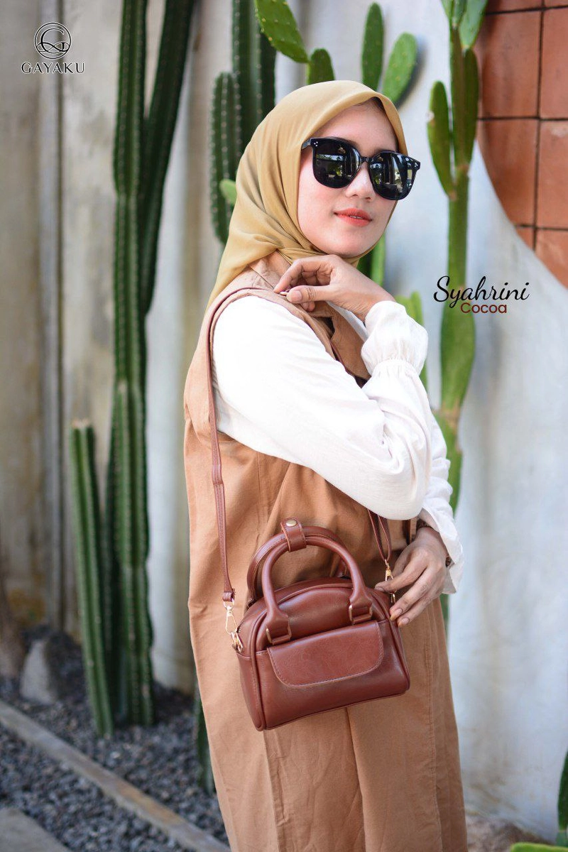 Product image Moonzaya - SYAHRINI BAG BY GAYAKU TAS TENTENG WANITA TAS SELEMPANG WANITA SYAHRINI COCOA
