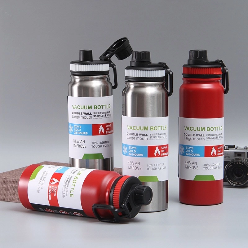 Product image Blooming_Deal - Tumbler Termos Botol Sport Stainless Steel Double Wall 600ml HN93 SILVER