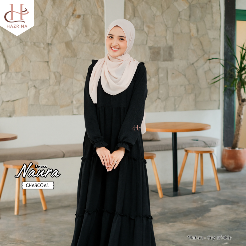 Product image Arrikza - Hazrina - Naura Dress Dewasa S Black