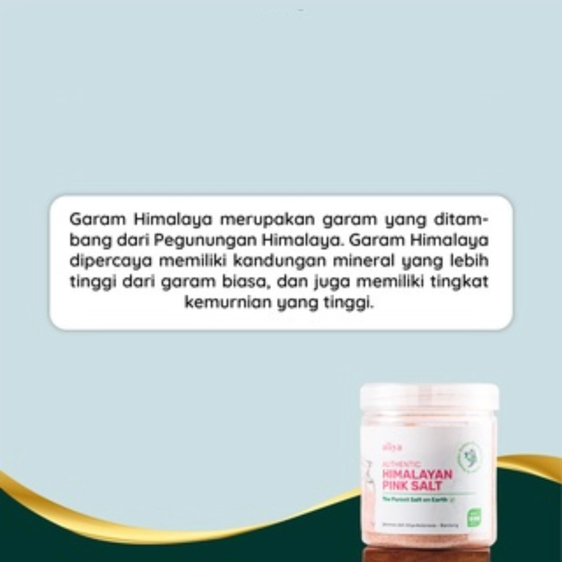 Product image Aliya - Garam Himalaya Garam Sehat 250g Asin