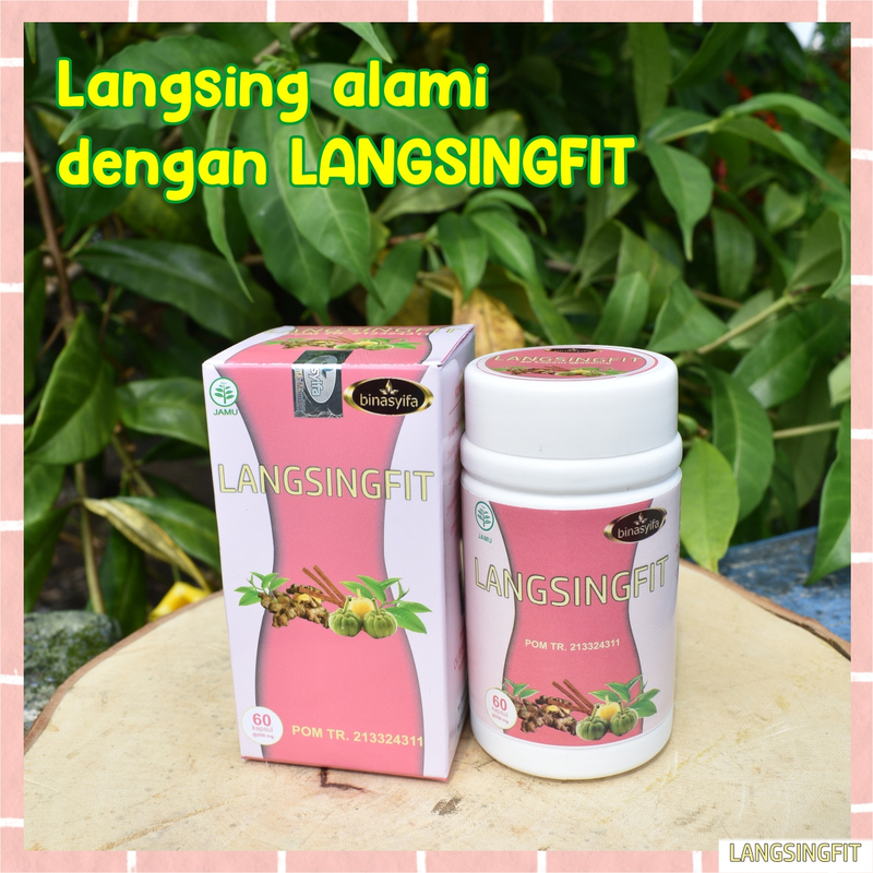 Product image LANGSINGFIT Obat Diet Pelangsing Langsing Penurun Berat Badan Original BPOM Binasyifa Herbal 60 kapsul Herbal