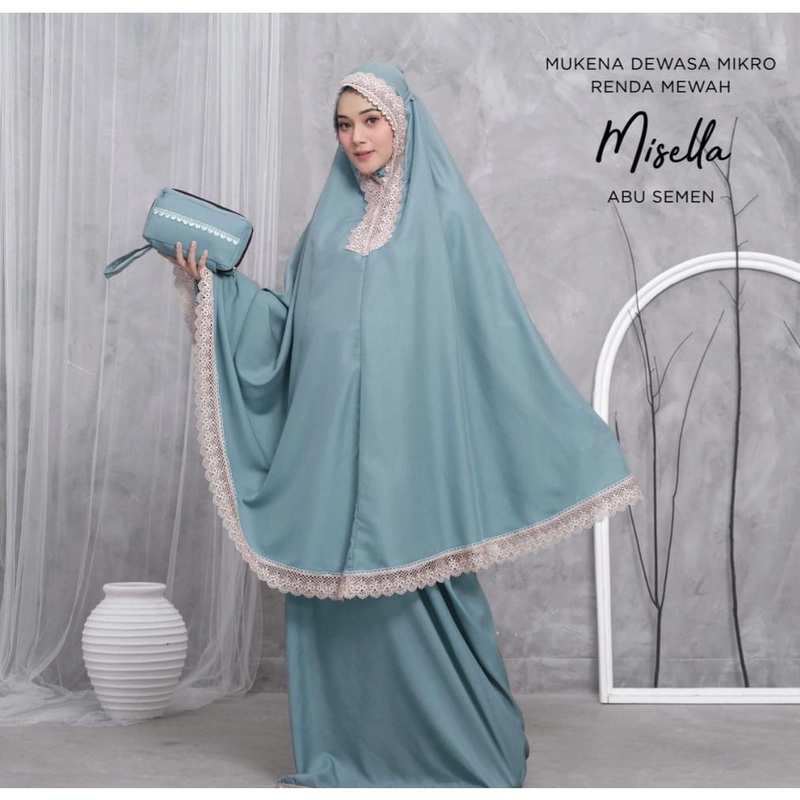 Product image qayd - Mukena 2in1 Misella Katun Mikro Premium misela wardah