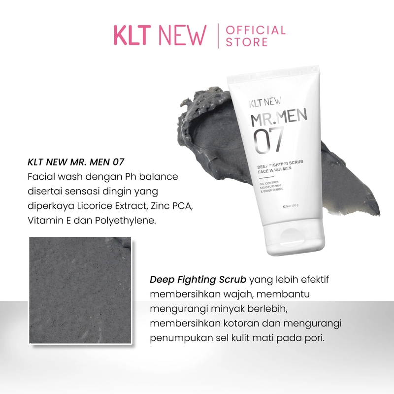 Product image KLT NEW - Bundling KLT NEW Mr Men 07 Face Wash 2PCS 150 gr hitam
