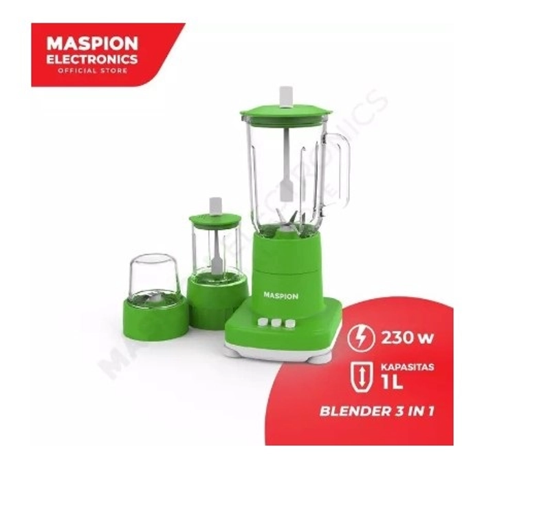 Product image UTAMAMEGA - Blender Gelas Kaca Maspion Mt 1273 GL Kapasitas 1 Liter Type MT-1273 GL
