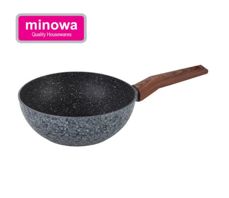 Product image UTAMAMEGA - Minowa/ Yoshikawa Panci /Wajan / Teflon Marble Tumis Fry Pan 20 CM Anti Lengket Type MKD-20