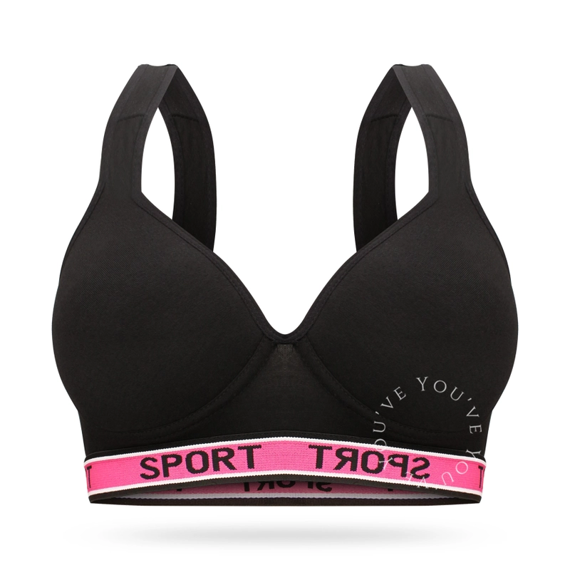 Product image Youhave - Youve Bra Be Ha BH Sport Pakaian Dalam Wanita Tanpa Kawat BH Tipis 111 34 BLACK