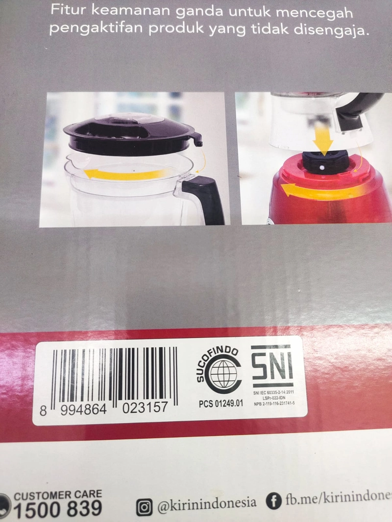 Product image Mumtazqu Store - Kirin KBB 1750 PL set red