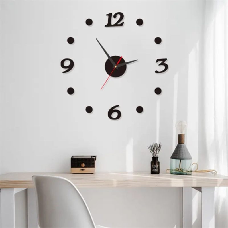 Product image KAMJE Jam Dinding Aesthetic 3D DIY Tempel Modern Analog Quartz Silent Dekorasi Rumah KMJ268 KMJ268 M2