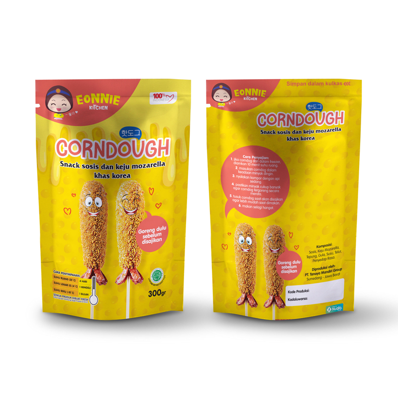 Product image Eonnie Kitchen - Corndough Roti mozarella dan sosis tahan suhu ruang 3 hari original