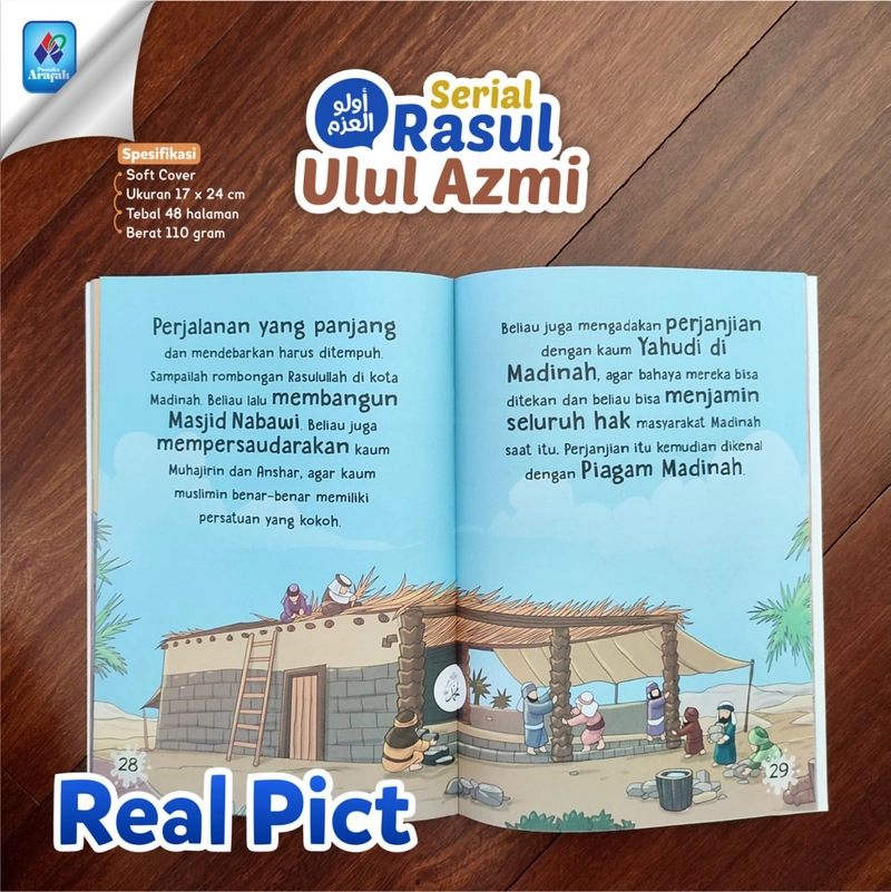 Product image Pustaka Arafah - Serial Ulul Azmi - Nabi Muhammad Penutup Para Nabi SC Soft Cover