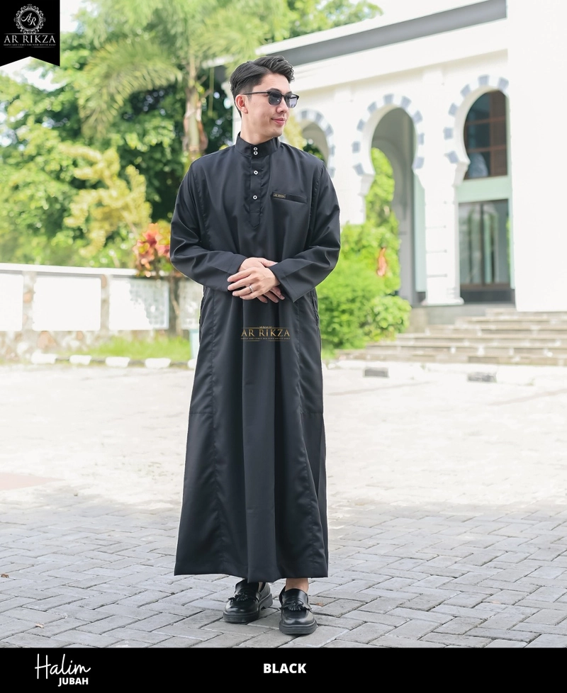 Product image Arrikza - Jubah Halim Dad By Arrikza M BLACK