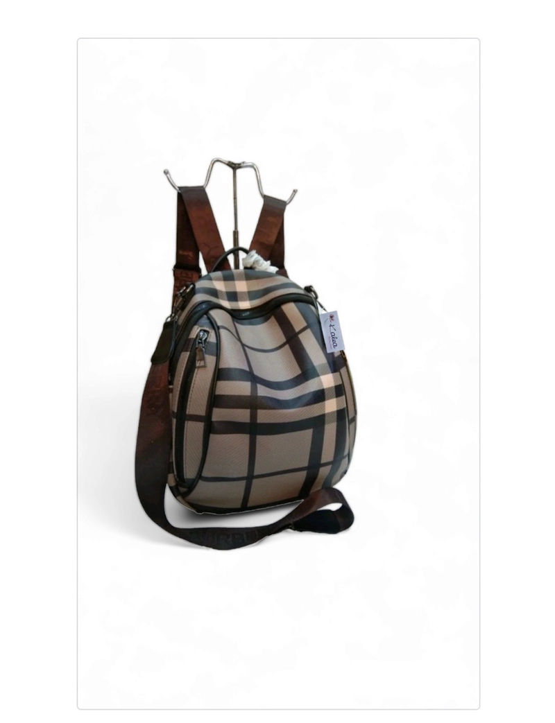 Product image Kalea - Tas ransel wanita motif premium model tabung Allsize Hitam