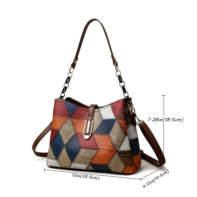 Product image Muslim Clothing - Muslim Clothing-Tas Selempang Bahu Wanita Tas Terlaris 2024 Tas 2 Tali Tas Tali Rantai Tas Multifung ONE SIZE RED BLUE