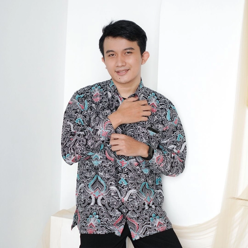 Product image Kebaya Kondangan/Lamaran - Batik Couple Adhisti - Brokat Tille Mutiara Sarimbit Modern Rok Span Pinggang Karet Kemeja M Rose