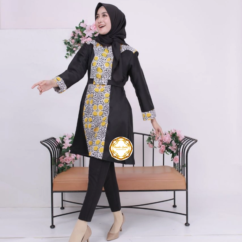 Product image Rambe Batik Indonesia - Azura Tunik Best Seller Original M AZ1