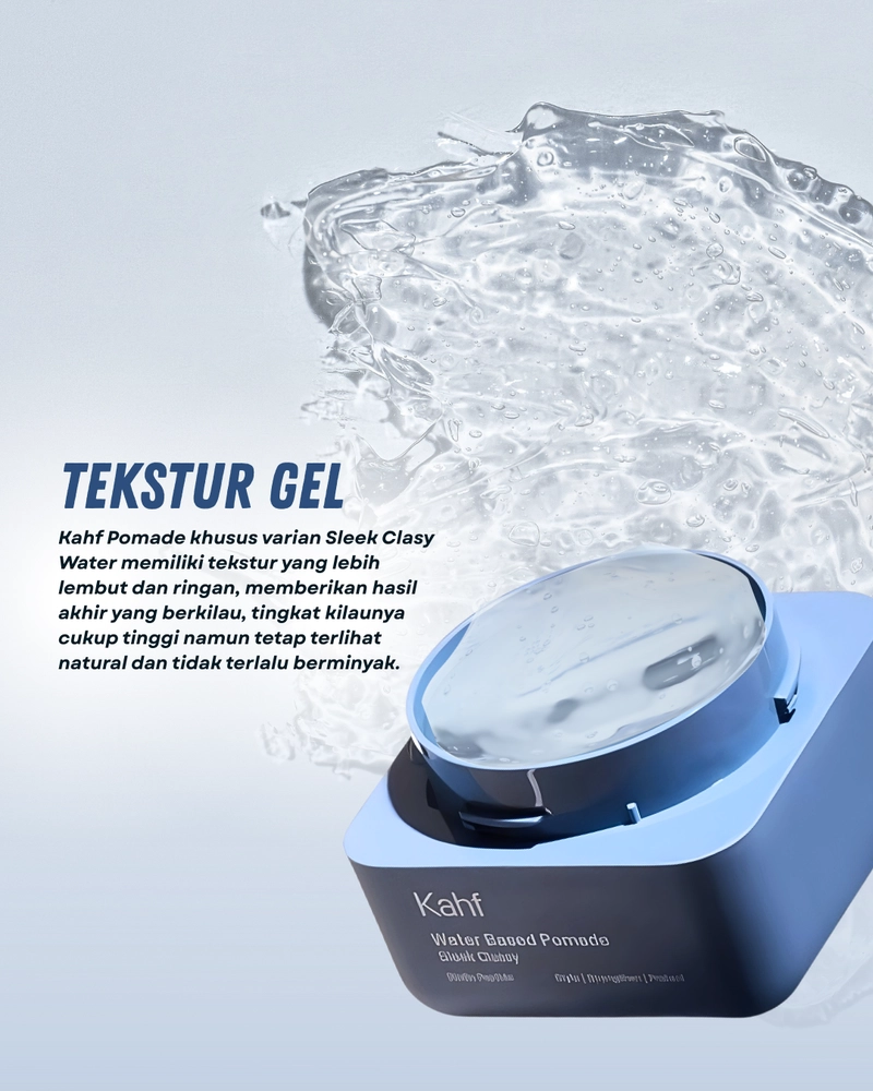 Product image SUPLAI SHOP - Pomade Krim Rambut Tebal Licin Kahf 70 g Sleek Classy