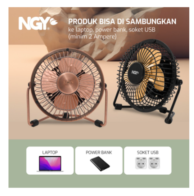 Product image UTAMAMEGA - Kipas Angin Meja Dinding Besi 4 inch Nagoya NG-4DW Warna Hitam
