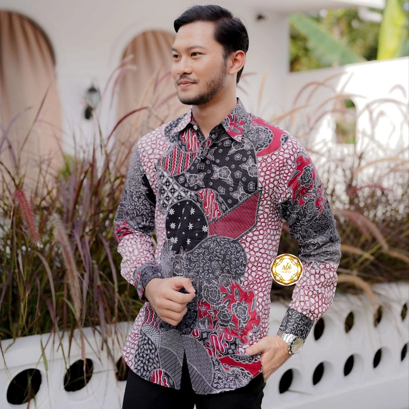 Product image Rambe Batik Indonesia - Batik Couple Gamis Shakillah Original Bahan Katun Prima Boleh Beli Pisah Kemeja M A