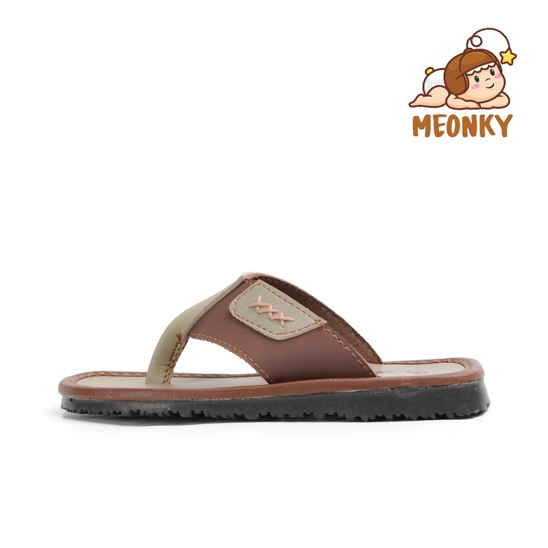 Product image Meonky Official - Sandal Anak Laki Laki Sendal Japit Cowok Original Meonky SB - 03 Anti Slip Ringan 31 MOKA