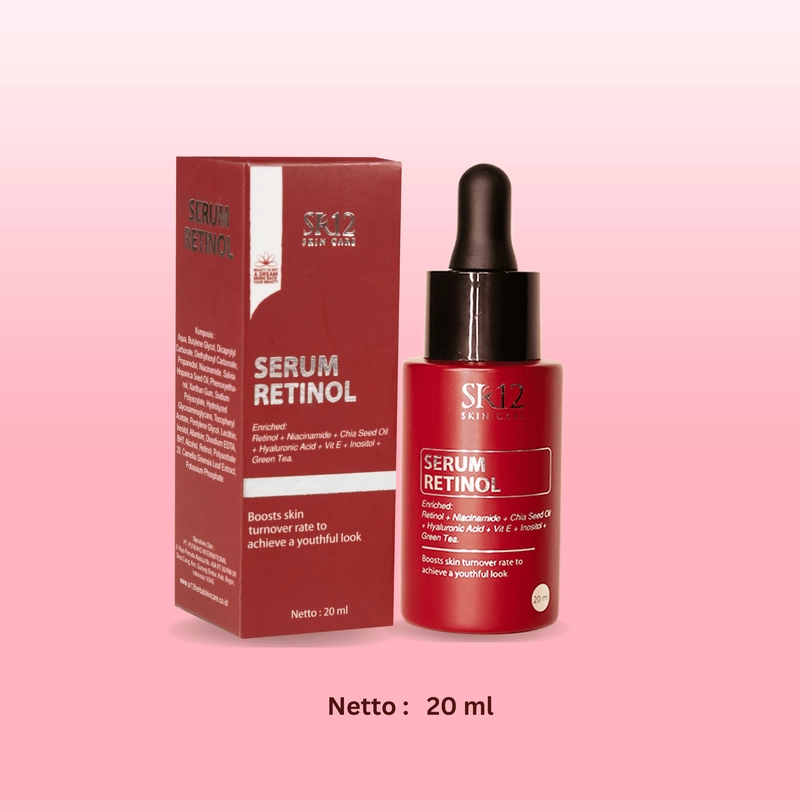 Product image SR12 Jawa Barat - SR12 Serum Retinol Mengencangkan Kulit dan Mencerahkan Kulit 20ml serum retinol