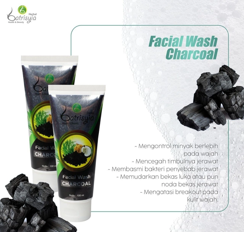 Product image Batrisyia - Facial Wash Charcoal 100ml Charcoal