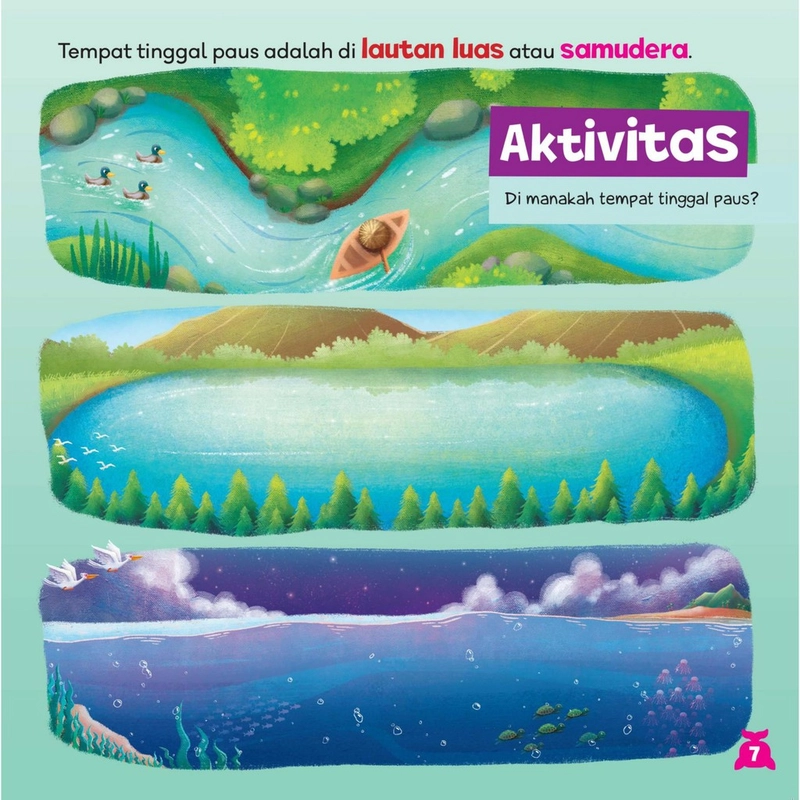 Product image Gema Insani - Seri Hewan Laut Byur Byur Paus Mencebur 23 x 22 SC