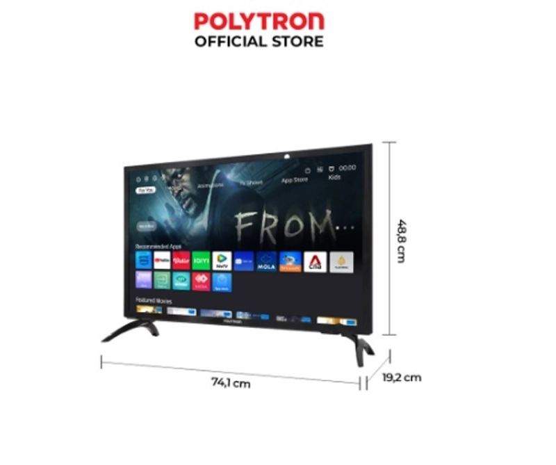 Product image UTAMAMEGA - TV Smart Digital 32 Inch Polytron PLD 32CV1869 (PLD32CV1869) Type PLD 32CV1869