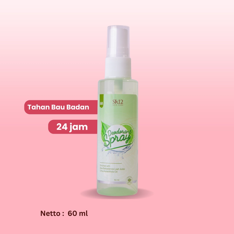 Product image SR12 Deodorant Spray Reguler Menahan Bau Badan 24 Jam Non Parfum Non Alkohol 60 ml Reguler