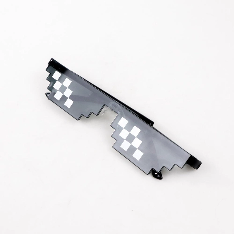 Product image RAYATORY - Kacamata Model Pixel Minecraft Mosaics Thug Life - W0124 1 Pcs Hitam