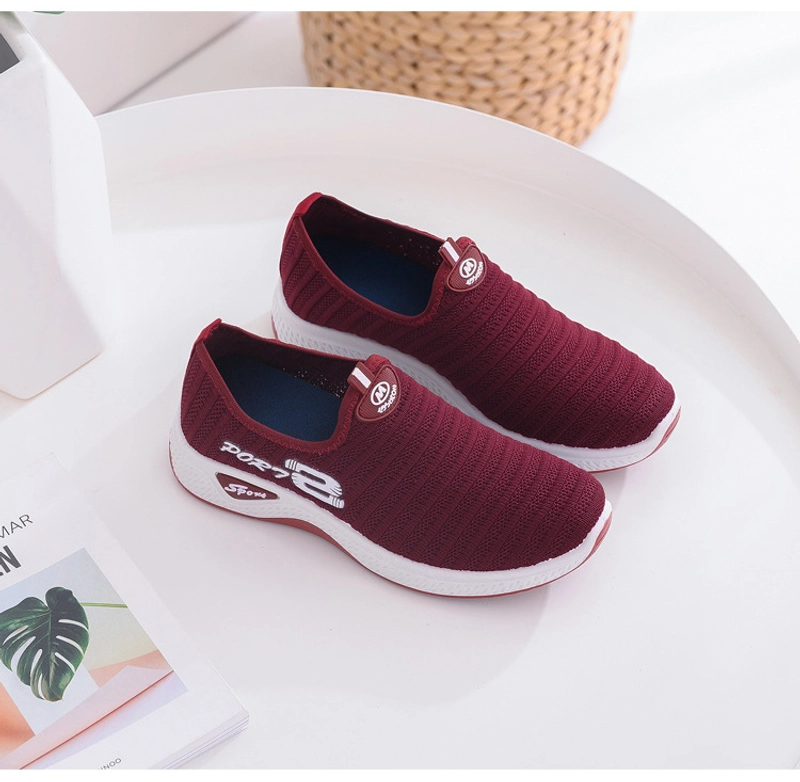 Product image Koekita - Sepatu Kets Sneakers Wanita Import New Trendy 2022 Motif Sport K003 40 Maroon
