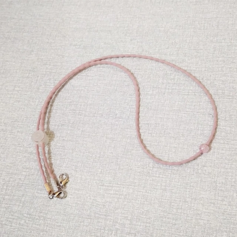 Product image ALMIRA STORE - Strap Masker Polos / kalung tali masker / konektor 30-32cm Dusty Pink