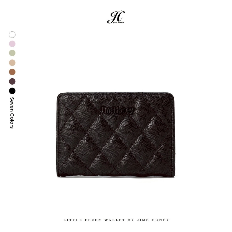 Product image JIMSHONEY SUKABUMI - LITTLE FEREN - Dompet Pendek Kecil - dompet Tangan simple JH 2022 BLACK