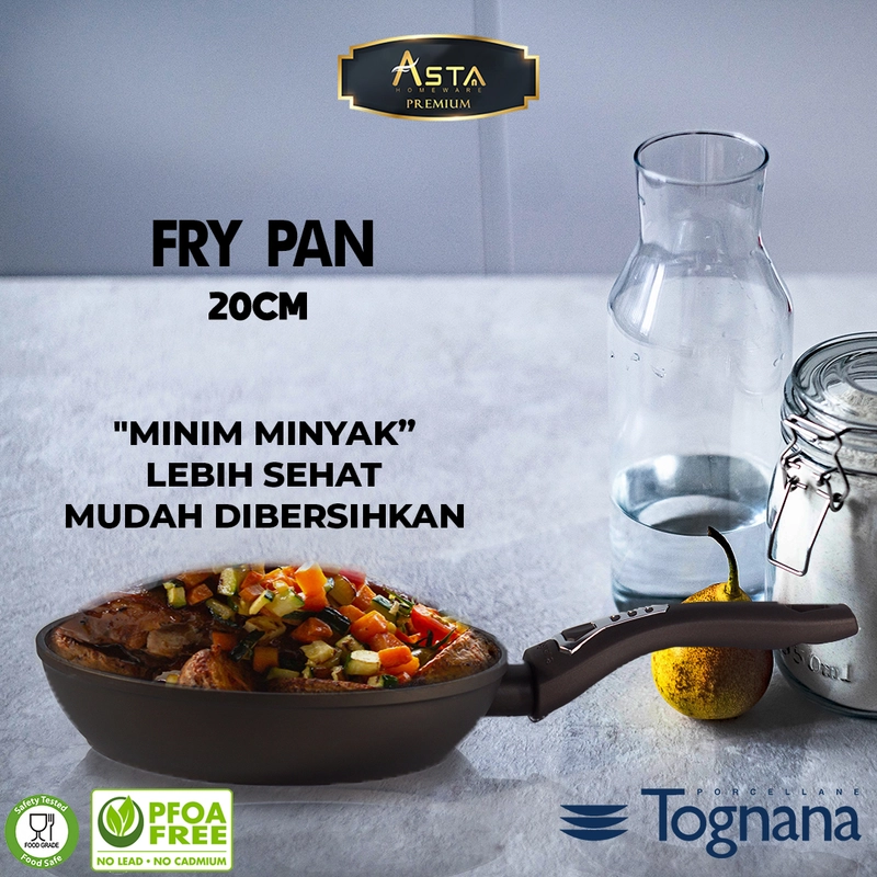 Product image Asta Homeware Official - Tognana Italy Frying Pan 20 cm Anti Lengket Premium Cookware Size 20 cm