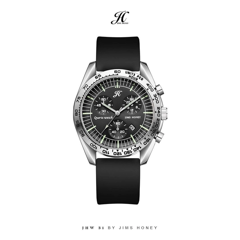 Product image JIMSHONEY SUKABUMI - JHW 31 - Jam Tangan Unisex - L01 BLACK