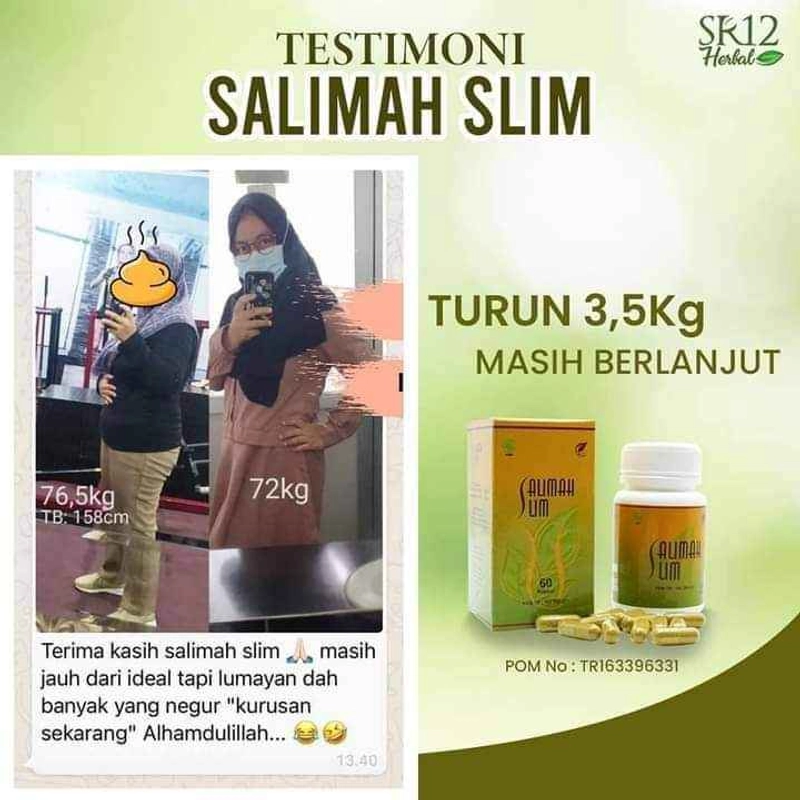 Product image SR12 Salimah Slim Salusi Diet Tanpa Efek Samping 60 Kapsul Salimah