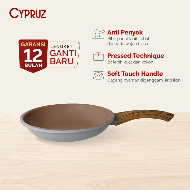 Product image Cypruz Bandung - Cypruz Press Roll F Pan Hercules Series FP-1208 Abu-abu